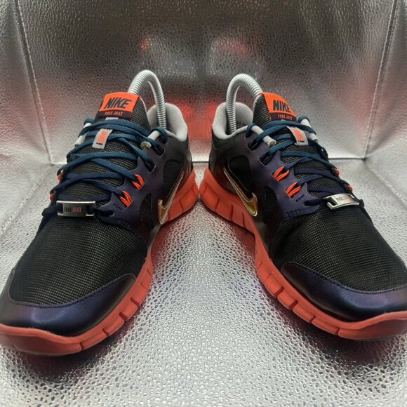 NIKE FREE 5.0 DB (GS) JAKE WOLF GREY-CRIMSON SZ 5.5Y-WOMENS SZ 7 - Picture 6 of 11